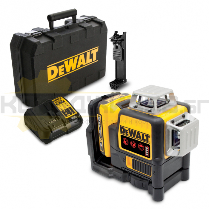 Лазерен нивелир DeWALT DCE089D1R, 30 м, 0.3 мм/м - 