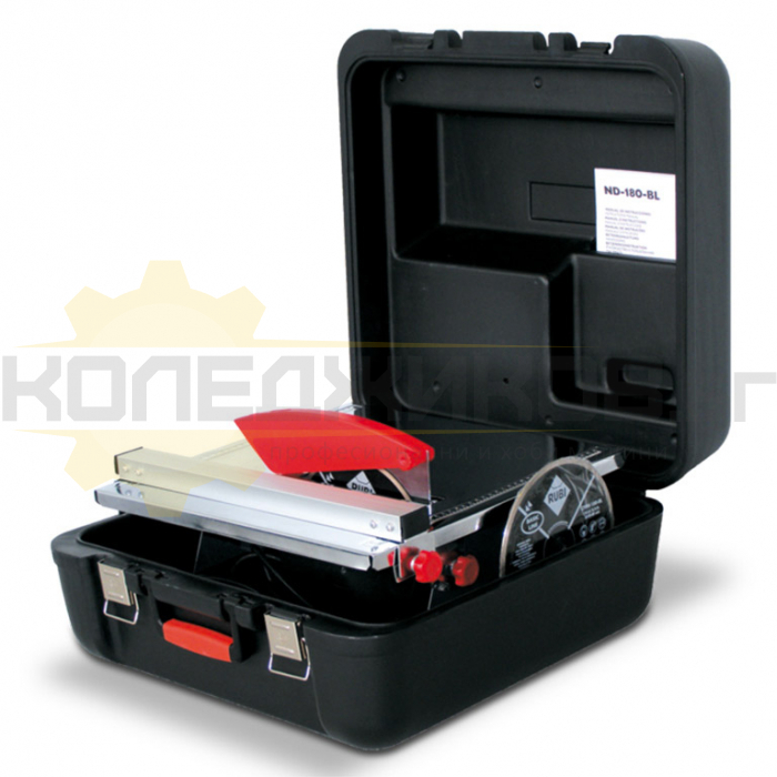 Електрическа машина за рязане на плочки RUBI ND-180-BL CASE, 550W, 180 мм., 2800 об/мин - 