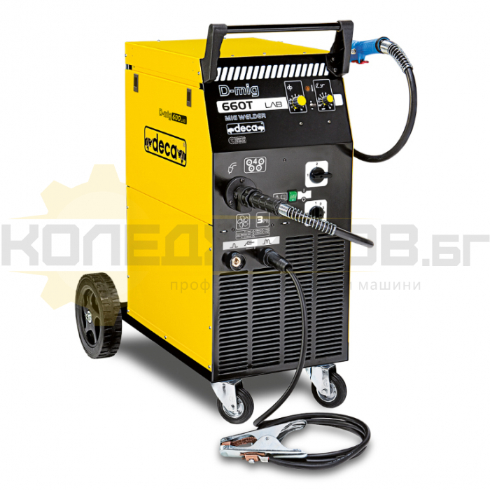 Телоподаващо устройство DECA D-MIG 660 T LAB, 20 kW, 600 A, 0.8-1.6 мм - 