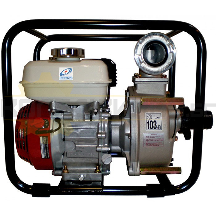 Бензинова помпа за мръсна вода TSURUMI TDS2-50HA, 120 куб.см., 4 к.с., 2900W, 783 л/мин., 23 м - 