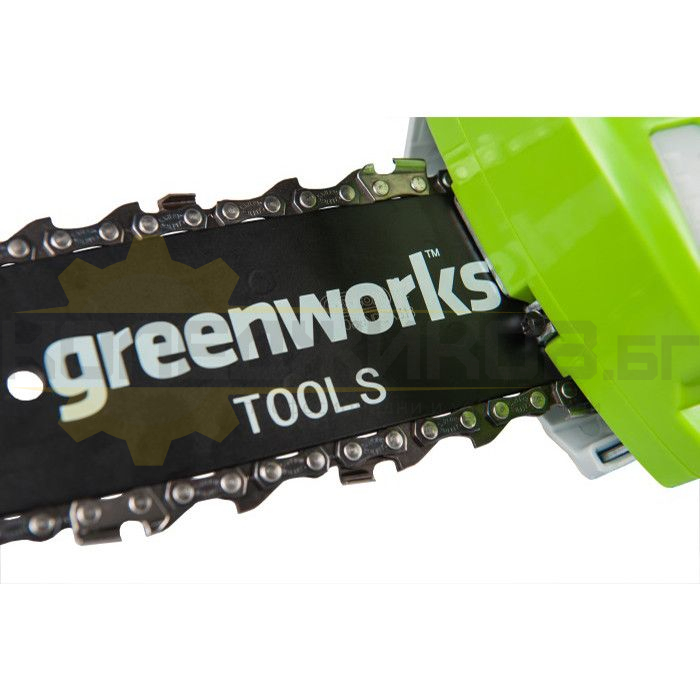 Акумулаторна кастрачка за клони с батерия и зарядно GreenWorks G24PSK - 
