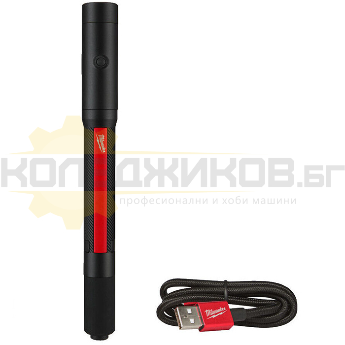 LED фенер/лазер - писалка MILWAUKEE IR PL250, 4V, 250 лумена - 