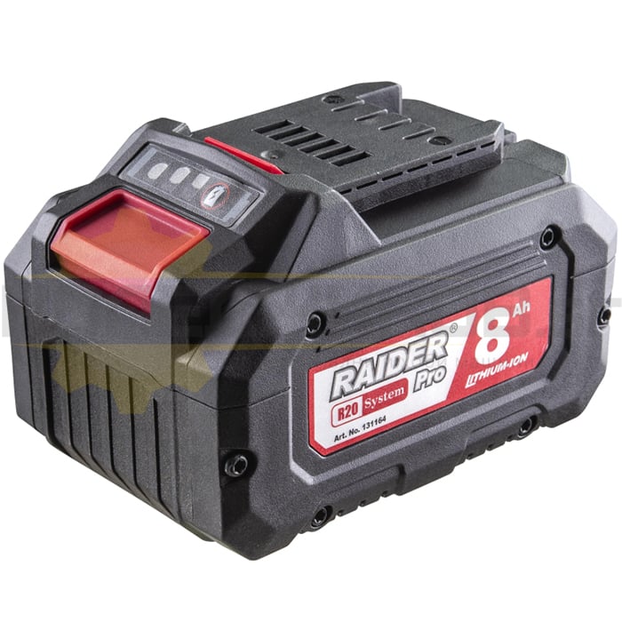 Акумулаторна батерия RAIDER R20 Li-ion 20V 8Ah - 