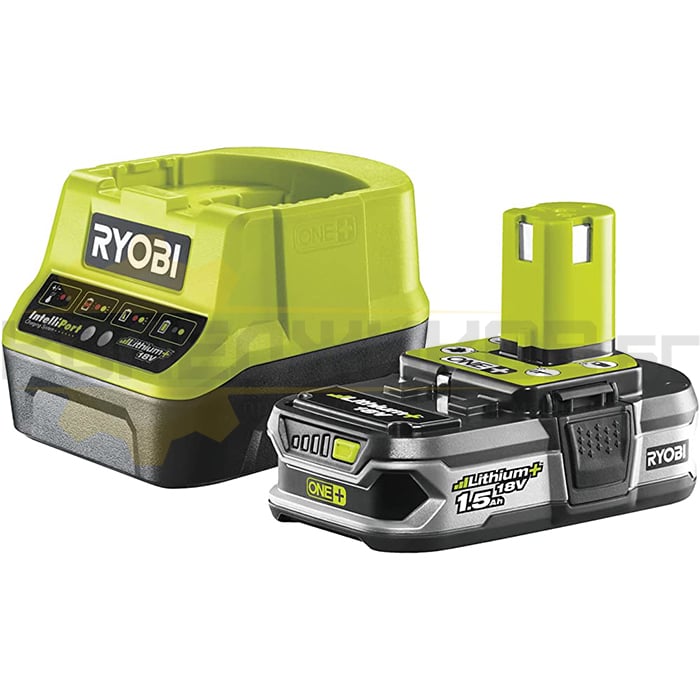 Акумулаторна батерия и зарядно устройство RYOBI RC18120-115, 18V, 1.5 Ah - 