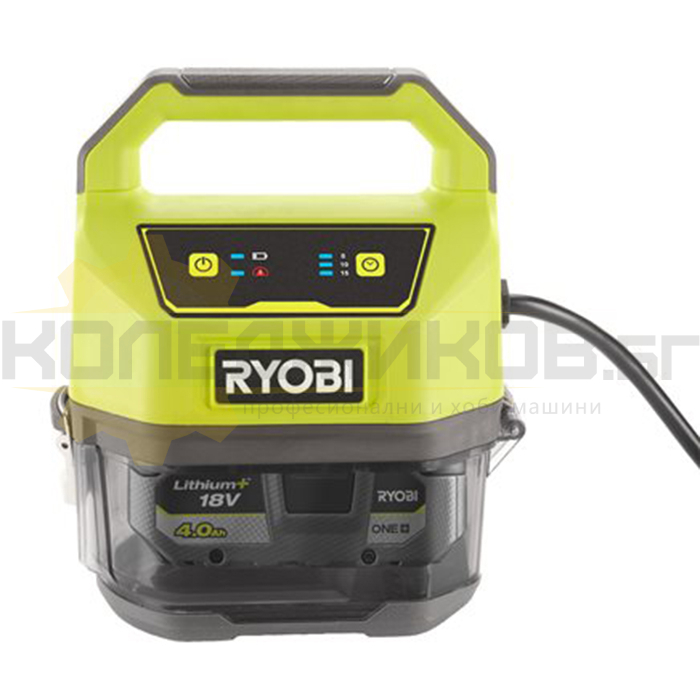 Акумулаторна потопяема помпа за чиста и леко замърсена вода RYOBI RY18SPA-0, 18V, 70 л/мин., 8 м - 