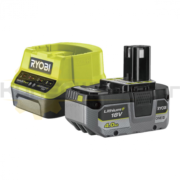 Акумулаторна батерия и зарядно устройство RYOBI RC18120-140X, 18V, 4 Ah - 