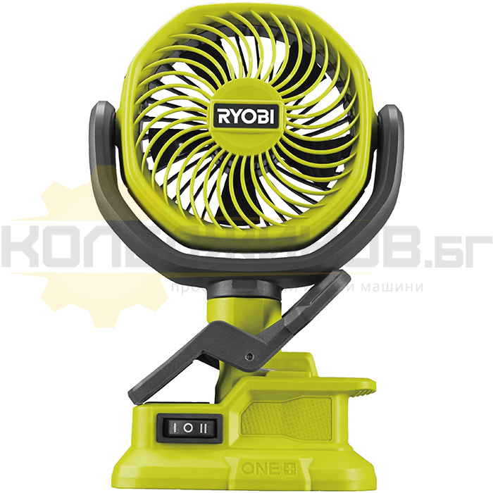 Акумулаторен вентилатор RYOBI RCF18-0, 18V, 3400 об/мин., 300 куб.м/ч - 
