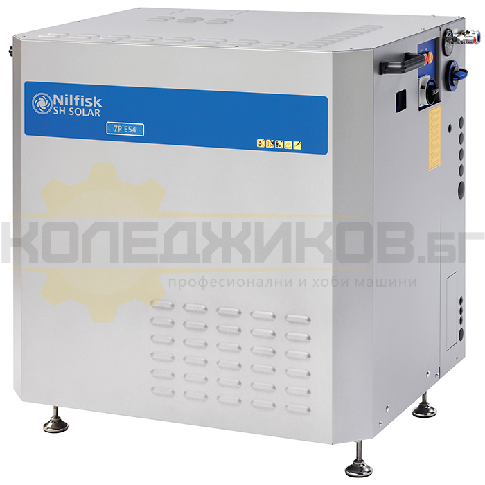 Стационарна водоструйка с подгряване NILFISK SH SOLAR 7P-170/1200 E18, 7.5+18kW, 170 bar, 1200 л/час - 