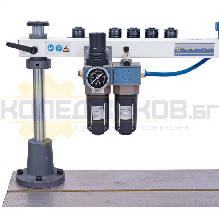 Пневматична машина за нарязване на резби BERNARDO TM 12 P / R 1500, 6-8 bar, 400 об/мин - 