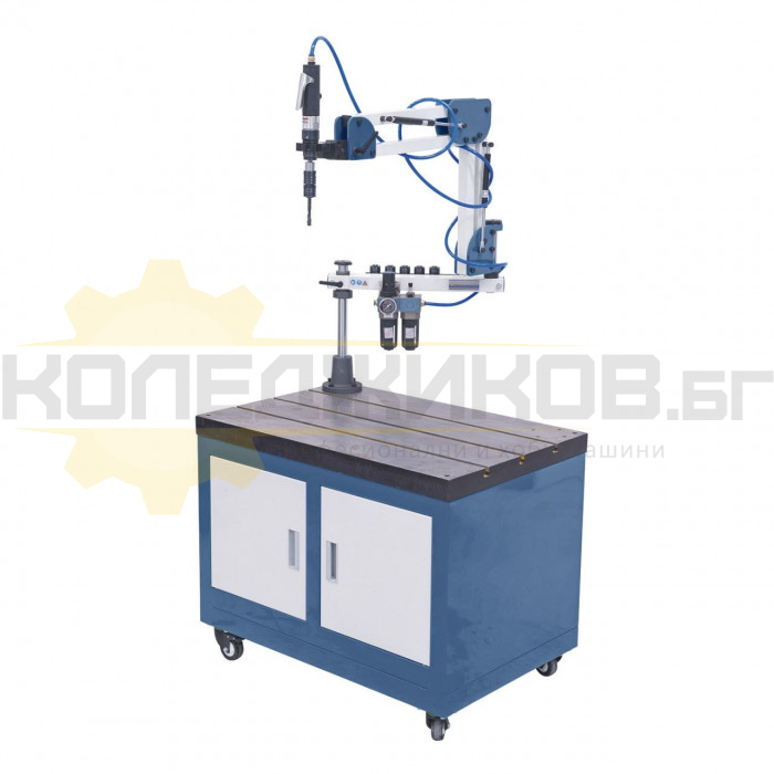 Пневматична машина за нарязване на резби BERNARDO TM 16 P / R 1500, 6-8 bar, 400 об/мин - 