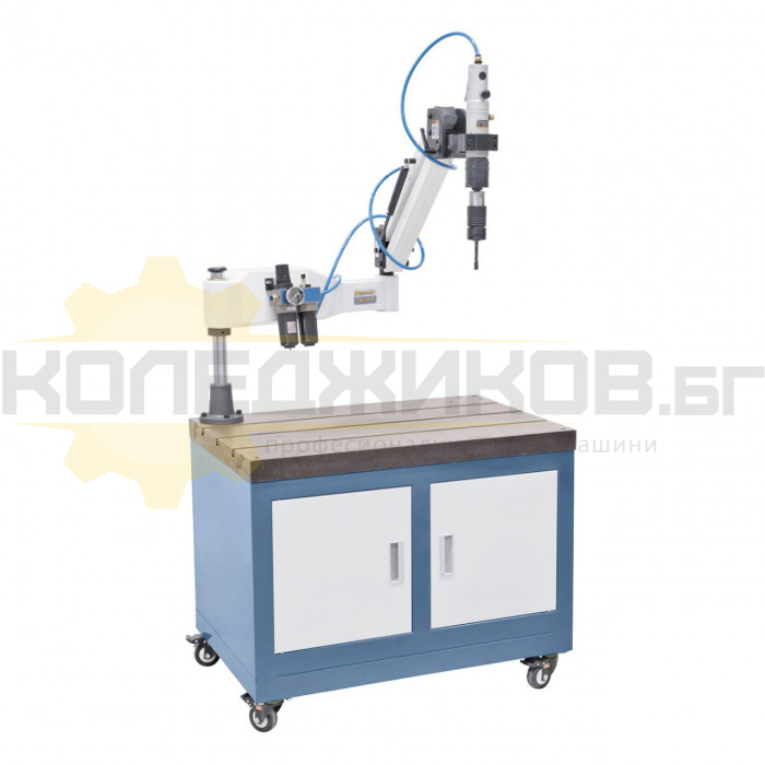 Пневматична машина за нарязване на резби BERNARDO TM 24 P / R 1100, 6-8 bar, 400 об/мин - 