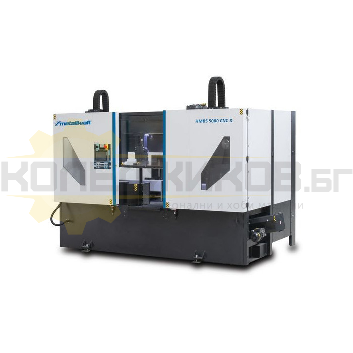 Автоматична двуколонна лентоотрезна машина METALLKRAFT HMBS 5000 CNC X, 23.6kW, 15-150 м/мин - 