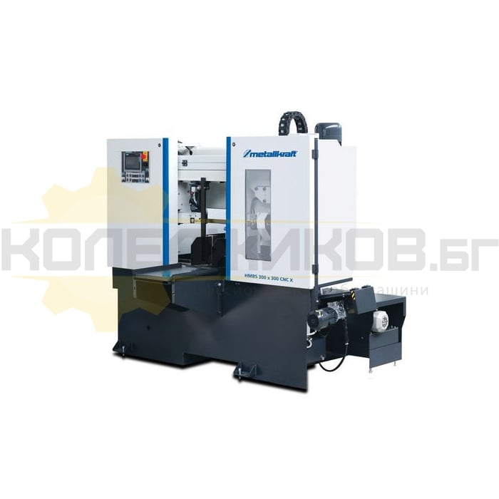Автоматична двуколонна лентоотрезна машина METALLKRAFT HMBS 300 x 300 CNC X, 3kW, 20-100 м/мин - 