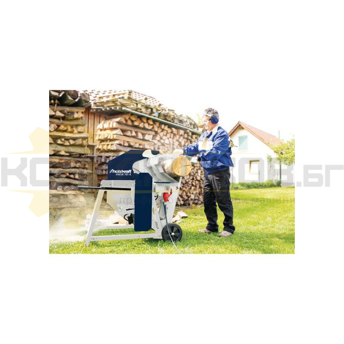 Електрическа резачка за дърва HOLZKRAFT HWSR 701 K, 5200W, Ф700, 250 мм - 