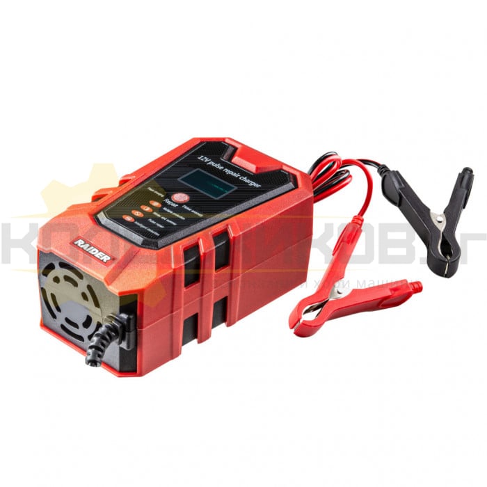 Инверторно зарядно за акумулатор RAIDER RD-BC18, 12V, 75 Ah - 