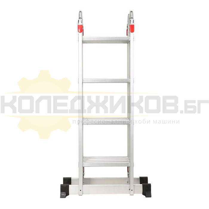 Мултифункционална алуминиева стълба ELEFANT KMP405B 4x5, 580 см., 15.7 кг - 