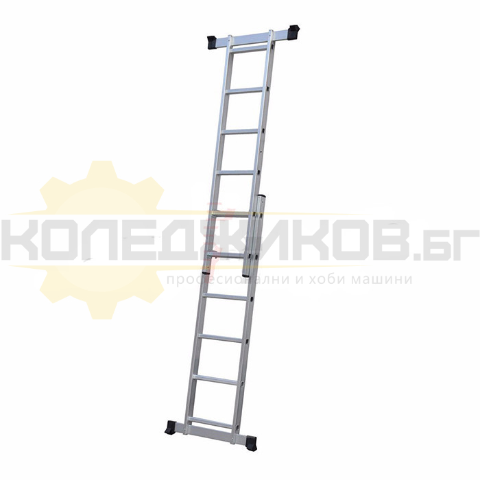 Алуминиево скеле - стълба ELEFANT KMH0506A 2x6, 275 см., 18.3 кг - 