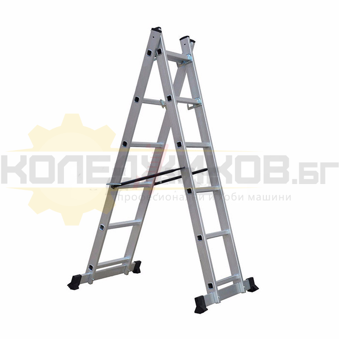 Алуминиево скеле - стълба ELEFANT KMH0506A 2x6, 275 см., 18.3 кг - 