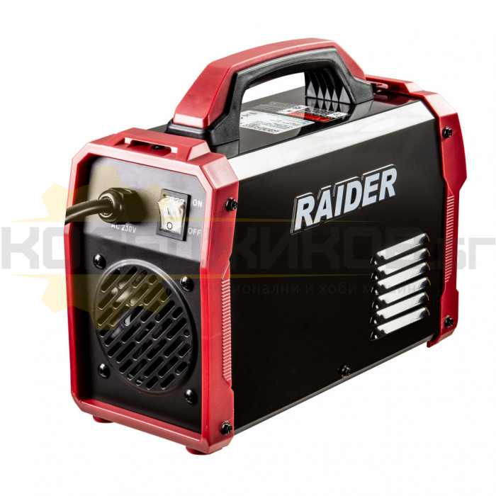 Инверторен електрожен RAIDER RDP-IW36, 250 A, 1.6-5 мм - 