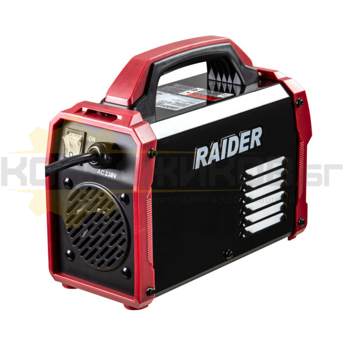 Инверторен електрожен RAIDER RDP-IW35, 200 A, 1.6-5 мм - 