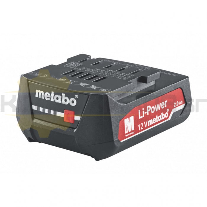 Акумулаторна батерия METABO 12 V 2.0 Ah Li-Power - 