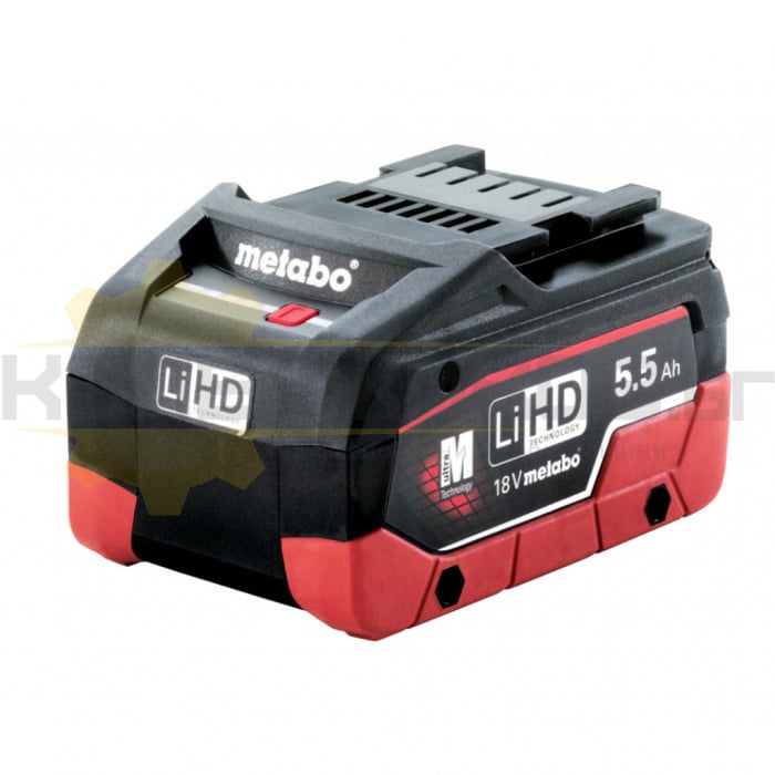 Акумулаторна батерия METABO 18 V 5.5 Ah LiHD - 