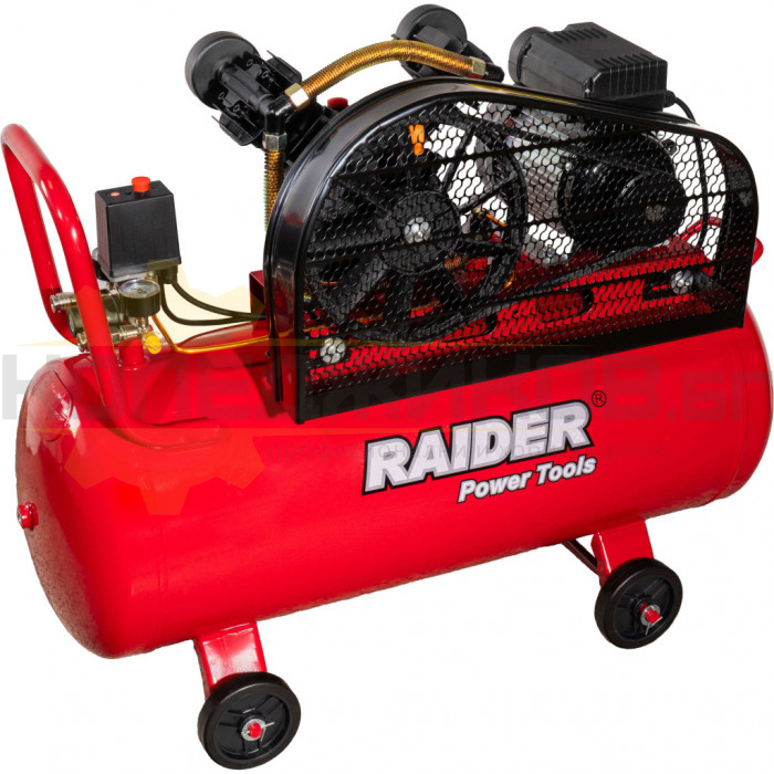 Компресор за въздух RAIDER RD-AC17, 1500W, 170 л/мин., 100 л - 