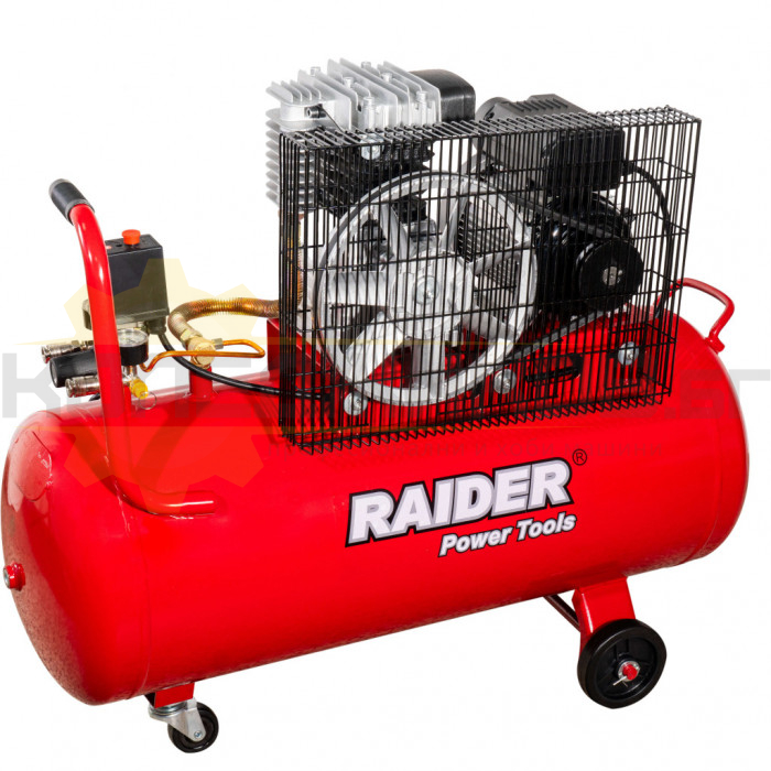 Компресор за въздух RAIDER RD-AC18, 1800W, 320 л/мин., 100 л - 