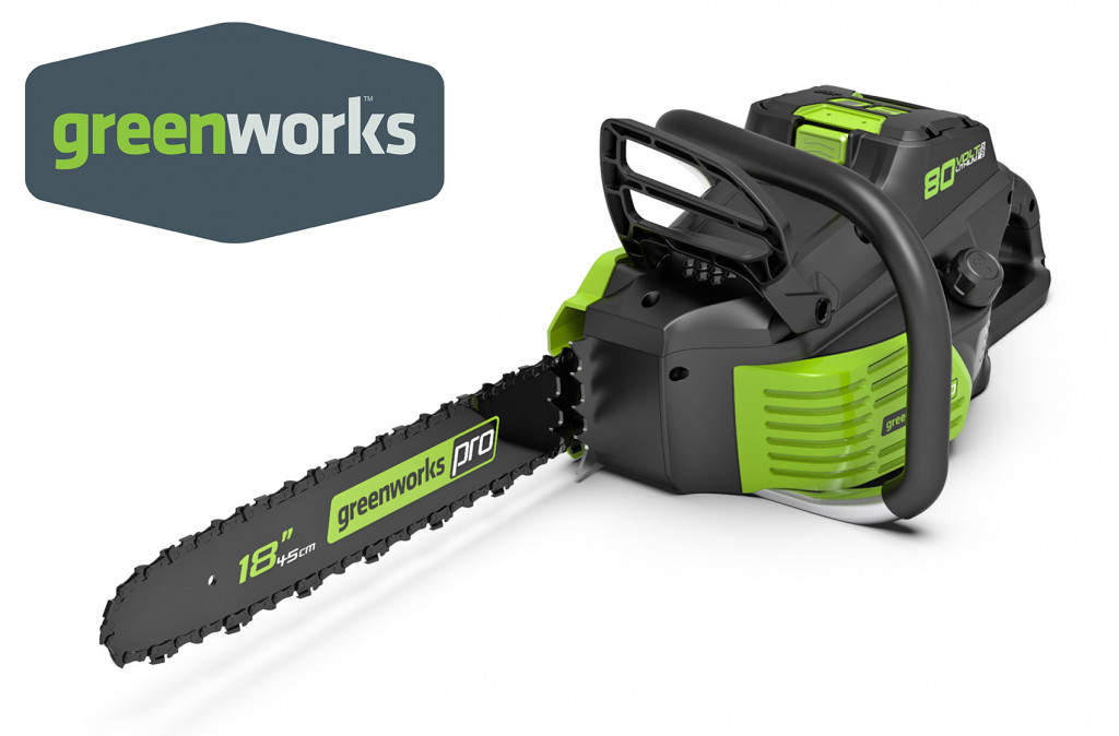 Ревю: 4 причини да изберете акумулаторна резачка за дърва GreenWorks GD80CS50
